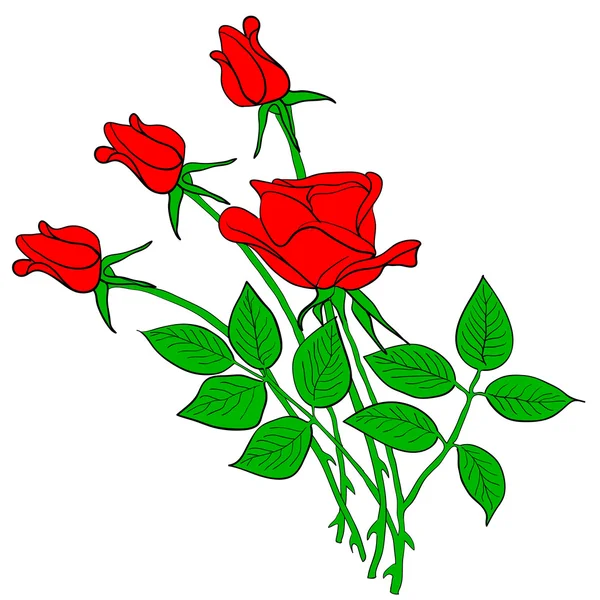 Tattoo růže květ — Stock fotografie