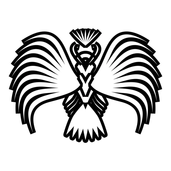Simbol elang dan ilustrasi tato . — Stok Foto