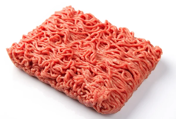 stock image Close up of raw minced beef meat