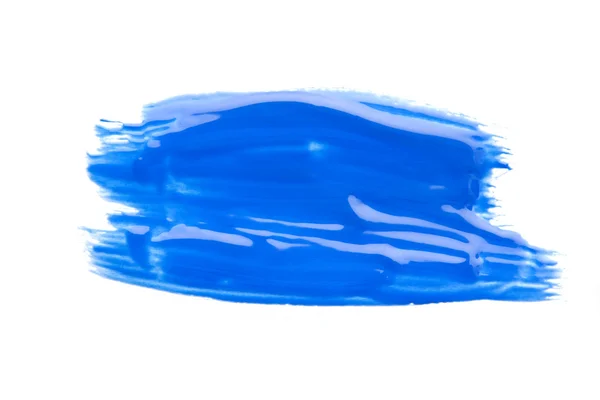 Mavi boya konturları çerçeve — Stok fotoğraf