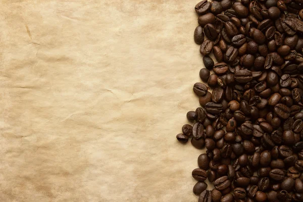 Grunge sfondo caffè con spazio copia — Foto Stock