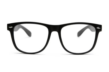 Nerd glasses on white