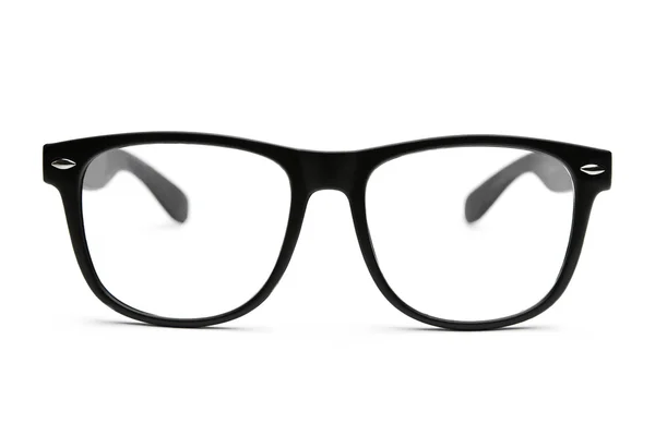 Occhiali nerd su bianco — Foto Stock