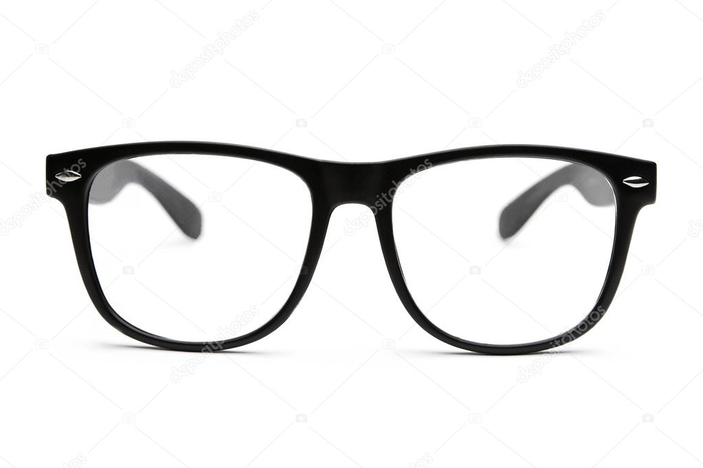 Nerd glasses on white — Stock Photo © Rangizzz #7335118