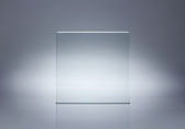 prázdné skleněná deska s kopií prostor