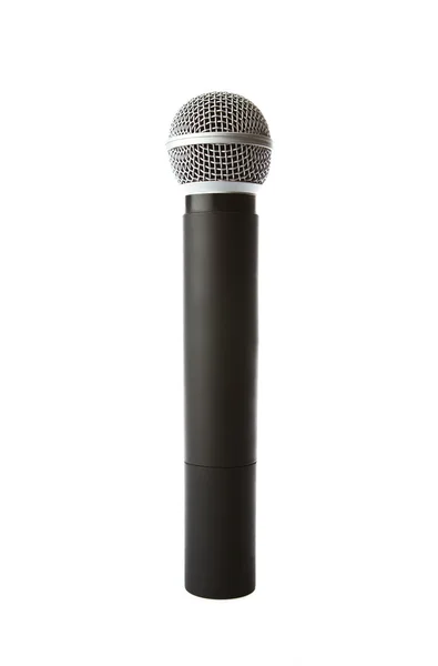 Micrófono aislado en blanco — Foto de Stock