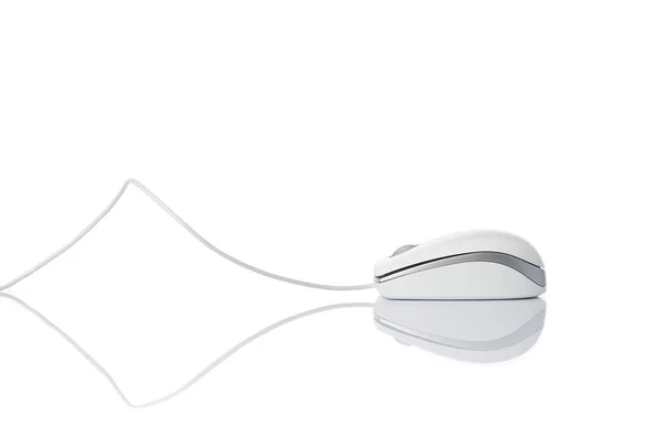 Mysz komputerowa izolowana na białym — Zdjęcie stockowe