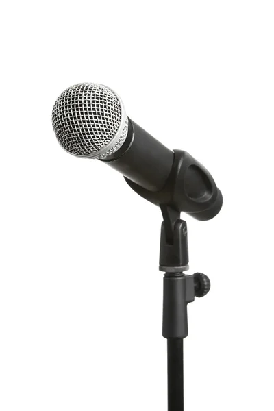 Mikrofon beyazda izole edildi — Stok fotoğraf