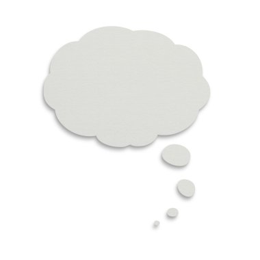 Speech bubble with clipping path clipart