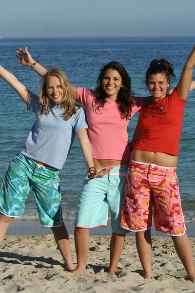 stock image Teens at the beach