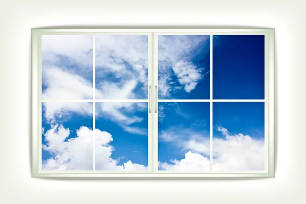 Windows и небо — стоковое фото