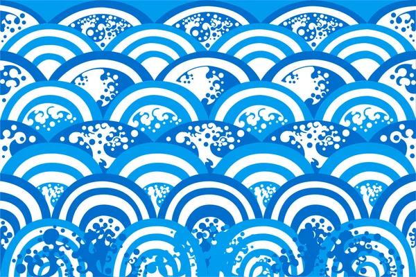 蓝波抽象背景 — 图库矢量图片