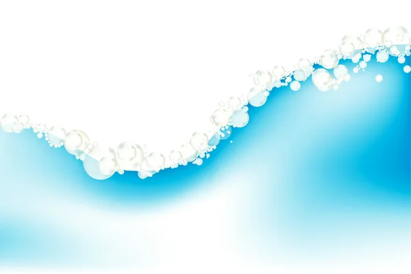 Water splash on white background — Stock Vector
