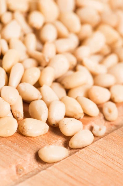 stock image Pine nuts background