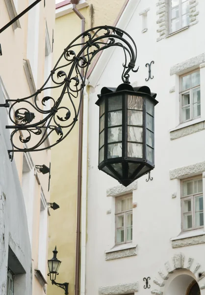 A velha lâmpada de rua — Fotografia de Stock