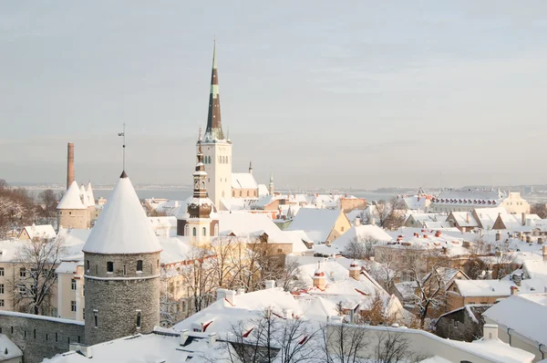 タリンの旧市街の眺め。エストニア — ストック写真