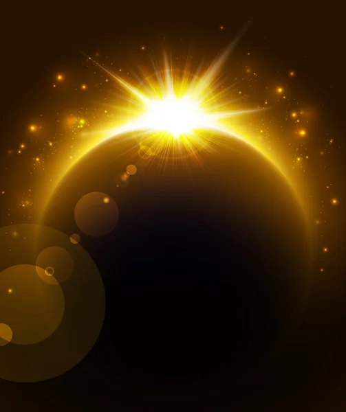 Soleil levant — Image vectorielle