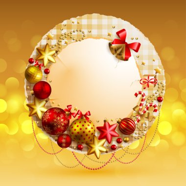 Christmas vintage bubble clipart