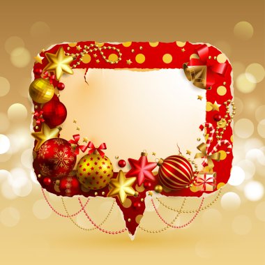 Christmas vintage bubble clipart