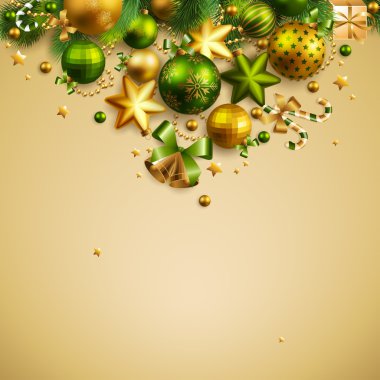 Beautiful christmas background clipart