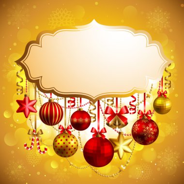 Beautiful christmas background clipart