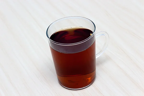 Tè in tazza di vetro — Foto Stock