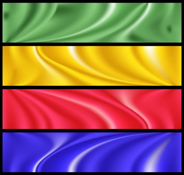 Colorido conjunto de banner moderno — Vector de stock