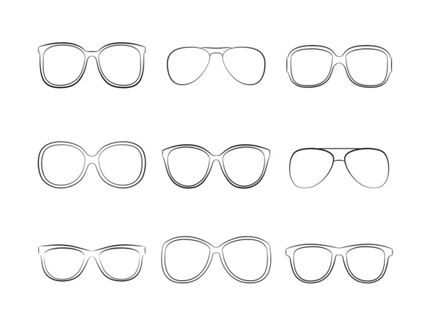 Σύνολο γυαλιών — Διανυσματικό Αρχείο