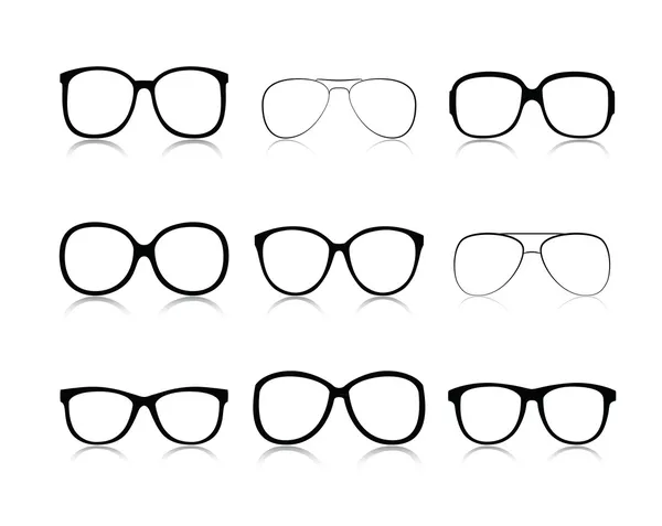 Conjunto de óculos — Vetor de Stock