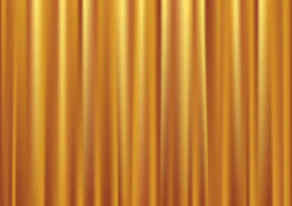 Vector gold curtain — Stockvector