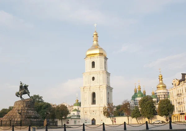 Klasztor St. sofia w Kijowie, Ukraina w godzinach porannych — Zdjęcie stockowe