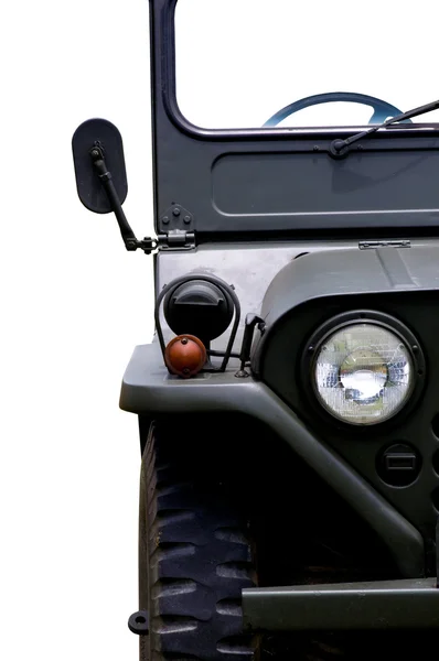 Framsidan av gamla jeep — Stockfoto