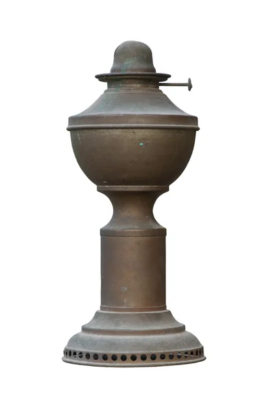 Velha lâmpada de óleo empoeirado — Fotografia de Stock