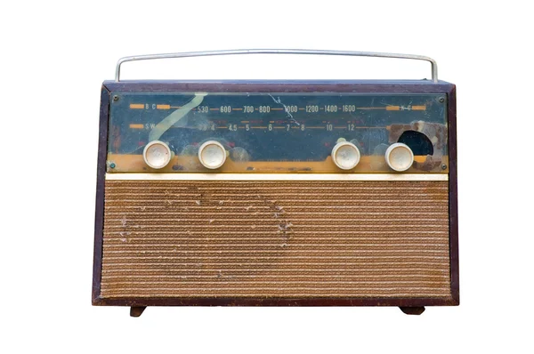 Radio vintage façonnée — Photo