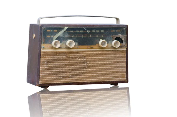 Radio vintage façonnée — Photo