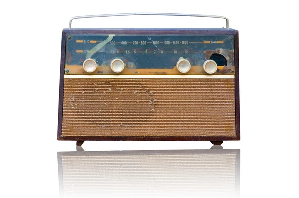 Rádio à moda vintage — Fotografia de Stock