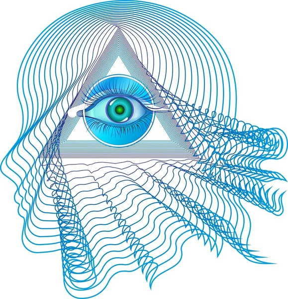 Pyramide de la connaissance de soi — Image vectorielle
