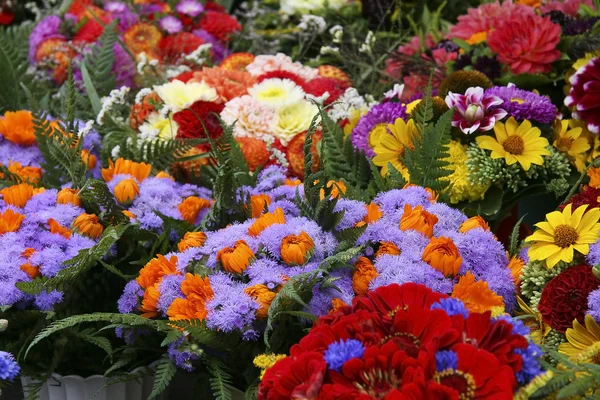 Kimppu väri syksyn kukkia — kuvapankkivalokuva