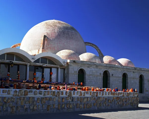 Yunan şehir pazarda seramik