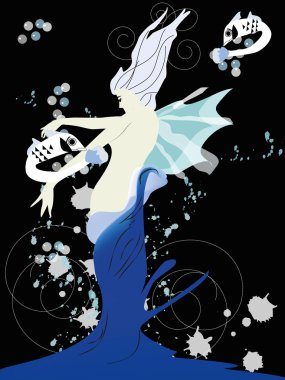 Sea fairy clipart