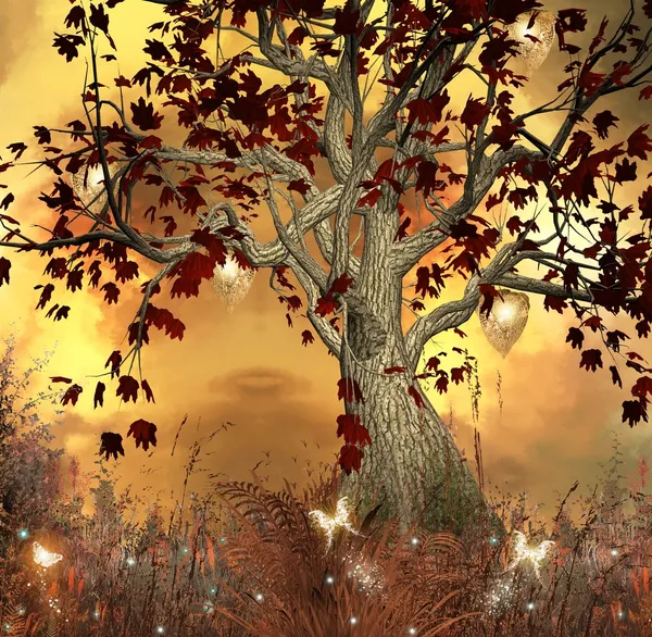 Сказочное дерево — стоковое фото