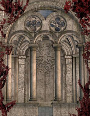 Gothic scenery clipart