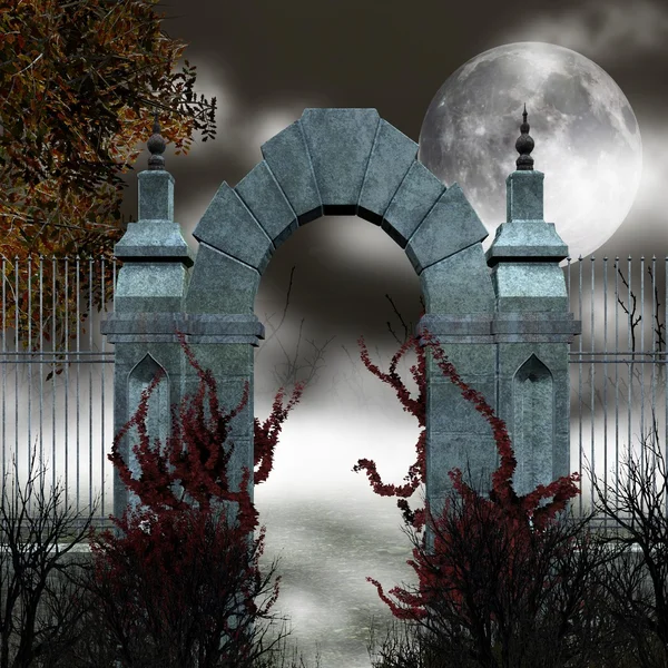 Gothic gate — Stock Photo, Image