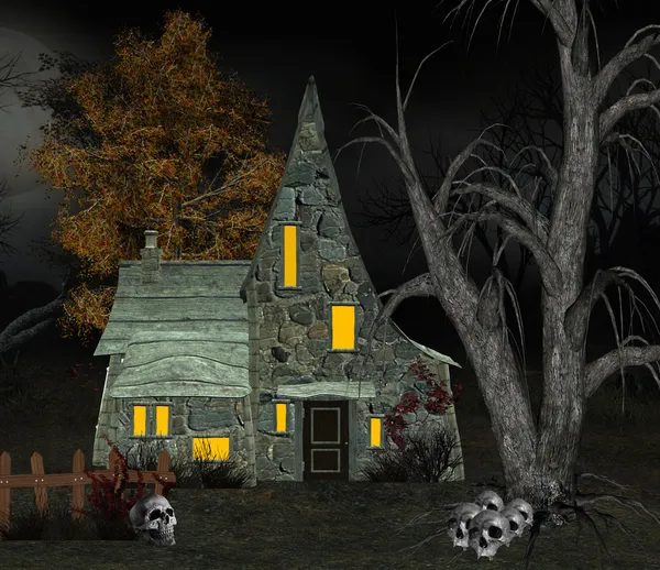 Ведьмин дом — стоковое фото