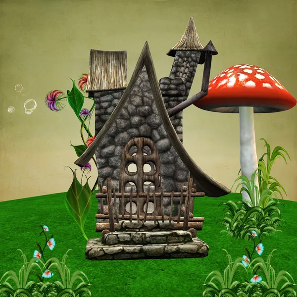 Fantasie huis — Stockfoto