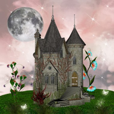 Fantasy palace clipart