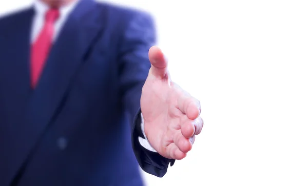 Business man would like to shaking hand — Stock Photo, Image