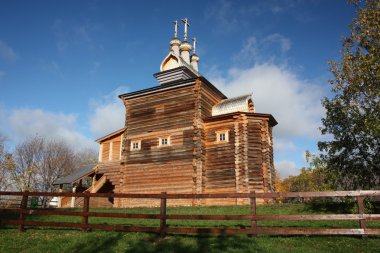 Moskova. manor kolomenskoe ahşap kilisede.