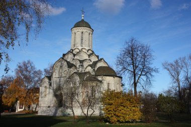 Moscow. Andronikov monastery of the saviour. Saviour Cathedral clipart