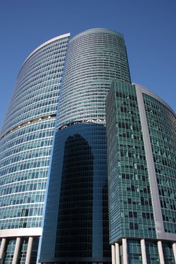 Moskova. modern yüksek katlı bina